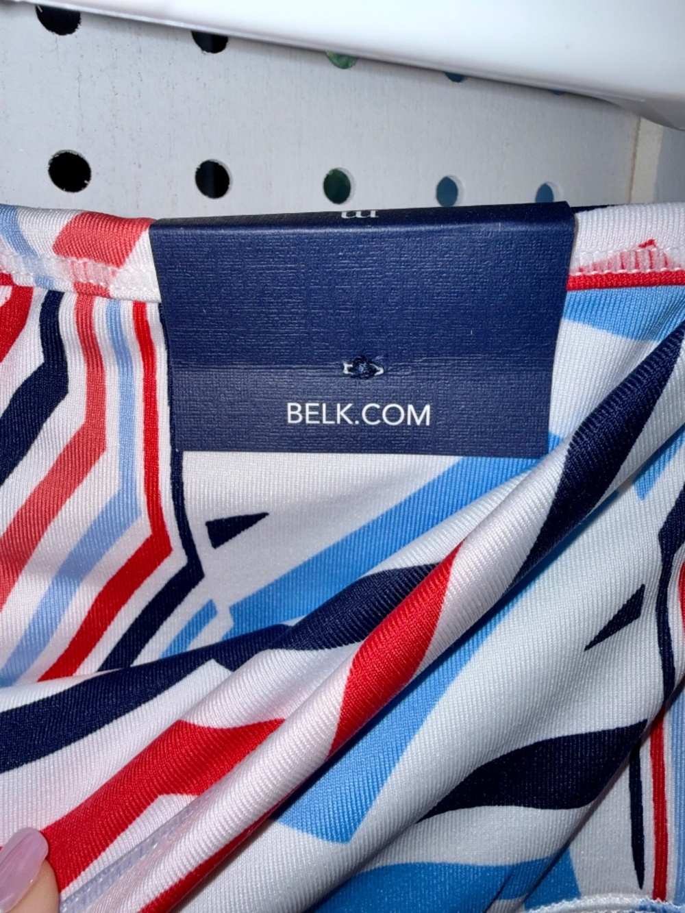 NWT Crown & Ivy Patriotic Geometric Athletic Women's Leggings Size M - Picture 4 of 5